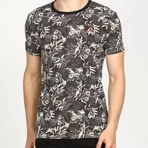 Scotch & Soda Round Neck Floral Shirt